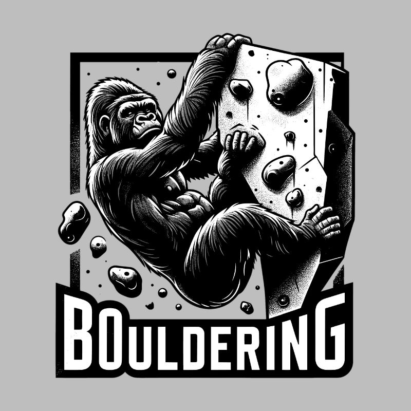 Bouldering Gorilla Silverback Cadeau
