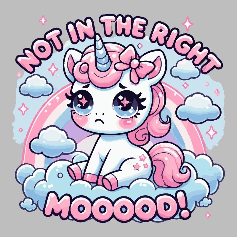 Licorne triste dans « Pas d’humeur »