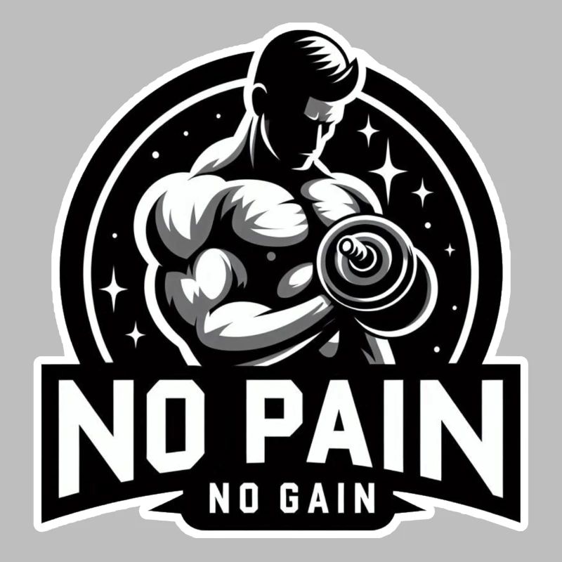 PAS DE DOULEUR - PAS DE GAİN - FORME PHYSIQUE - MOTIVATION - DEVISE