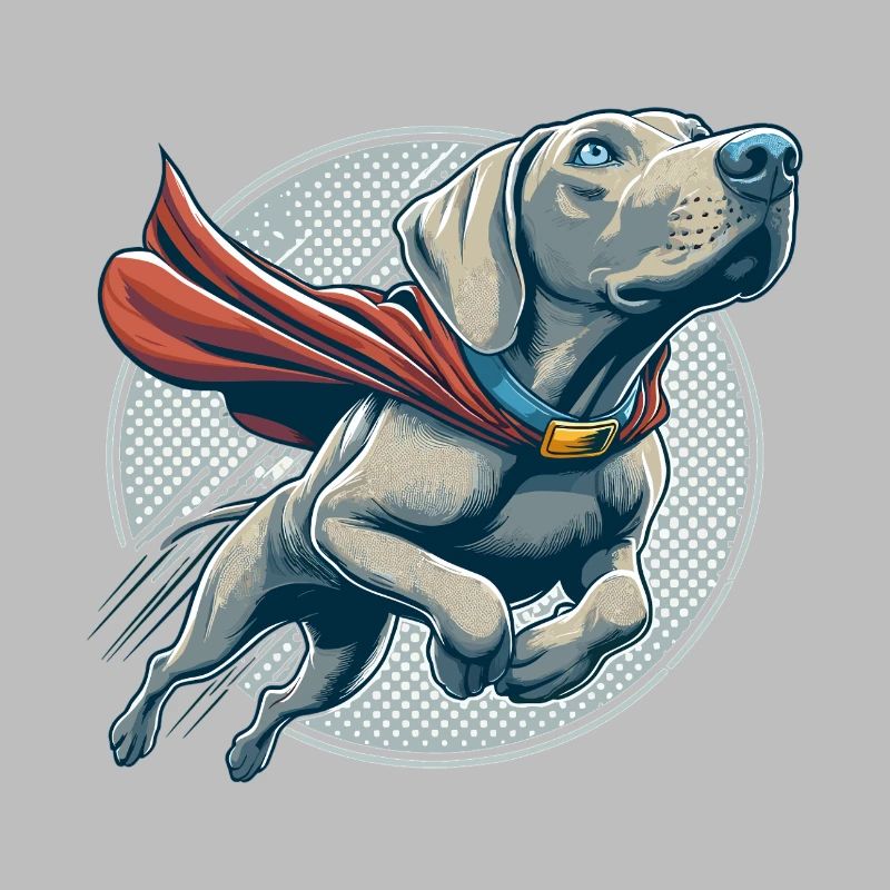 Super Hund Weimaraner Weimi Cape Geschenk