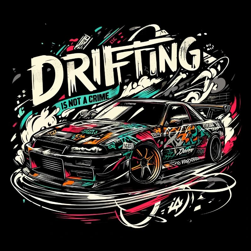 Drifting Is Not A Crime - Auto Liebhaber Geschenk