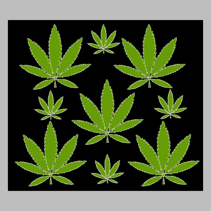 Hemp pattern green