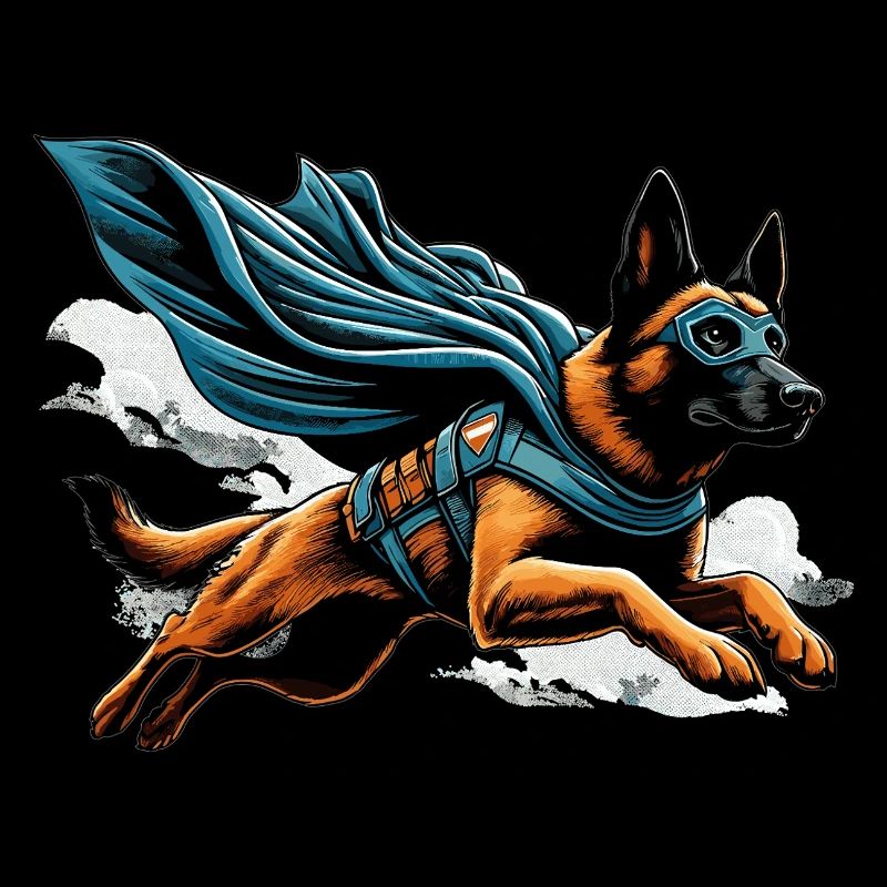 Super Dog Belgian Shepherd Cape Gift