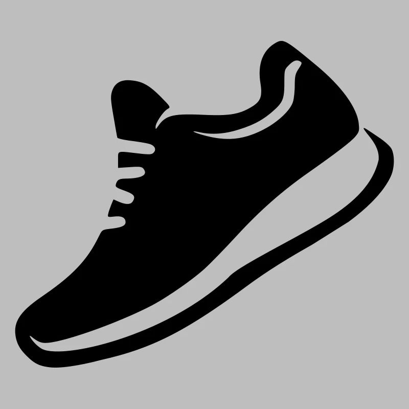 Running Sport Schuh Dynamisch Symbol Icon Vektor