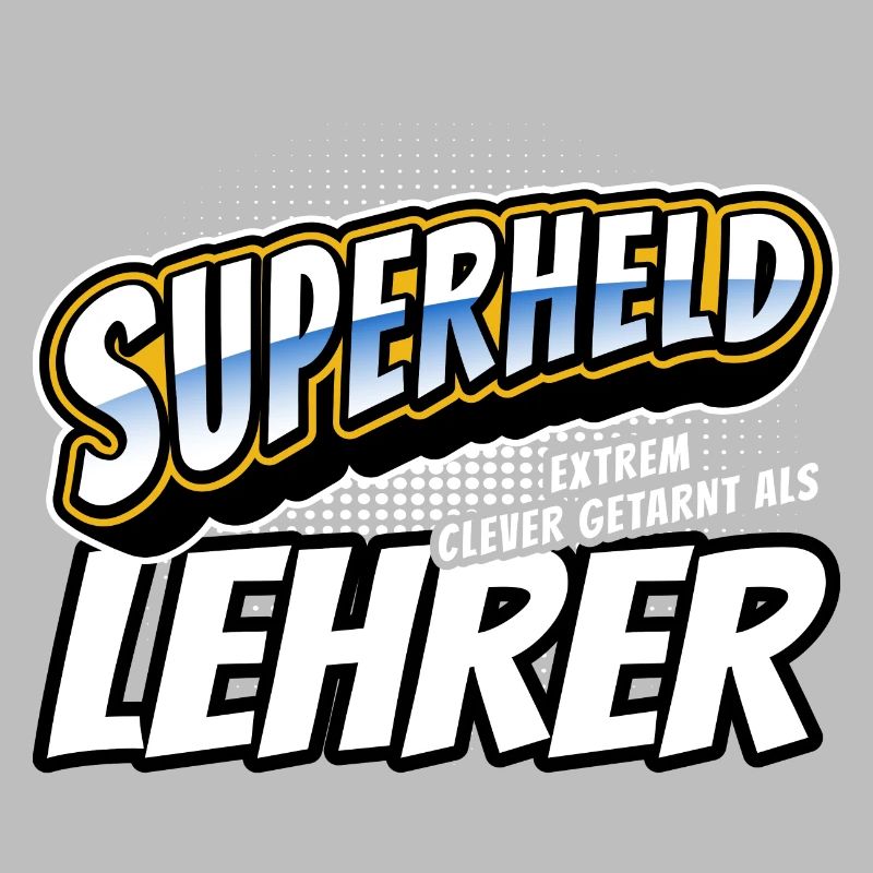 Superheld, clever getarnt als Lehrer