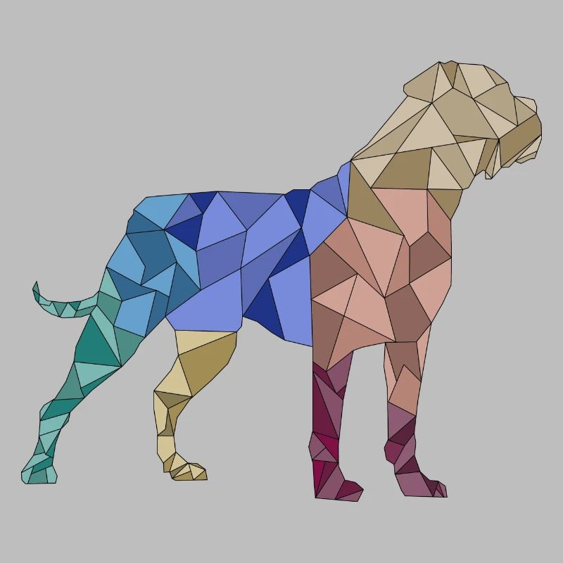 CANE CORSO geometrisch