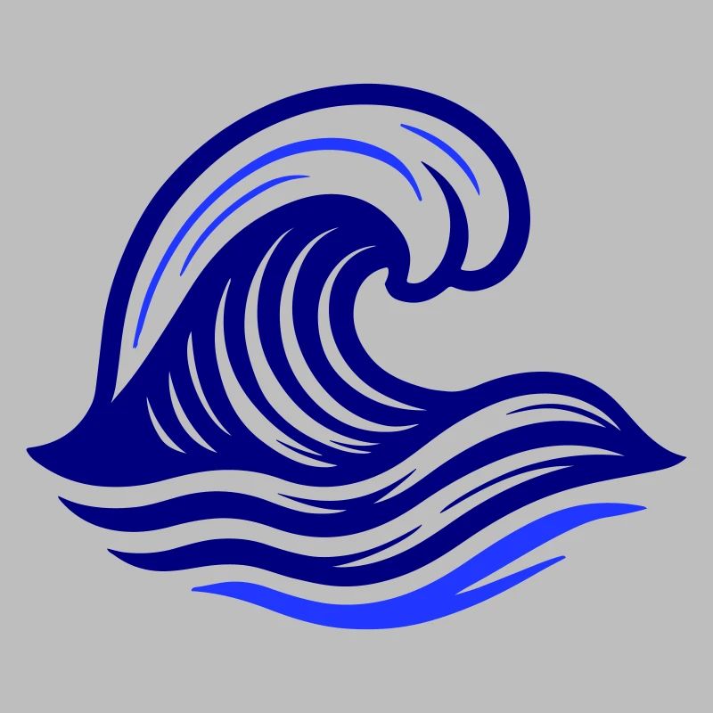 Wave Symbol Ocean