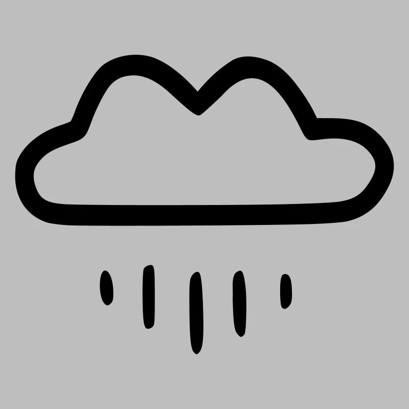 Simple rain cloud