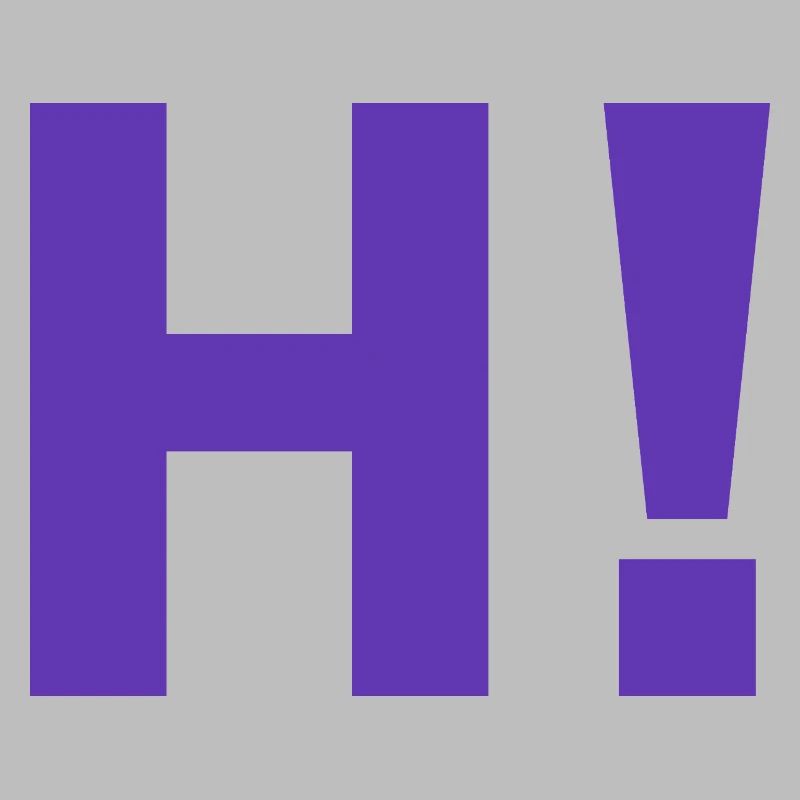 H exclamation mark