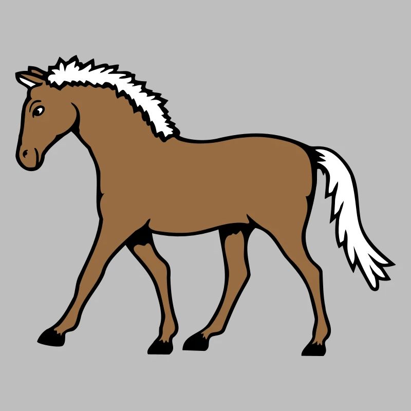 cheval course va cavalier dessin animé équitation mignon bande dessinée