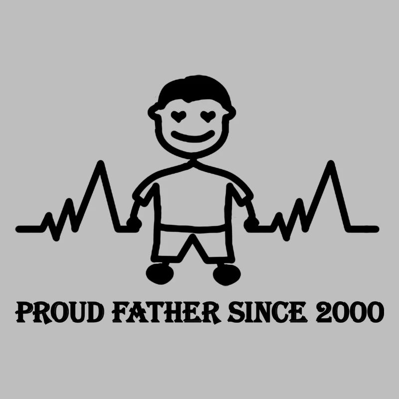 Stolzer Vater seit 2000 eines Jungen
