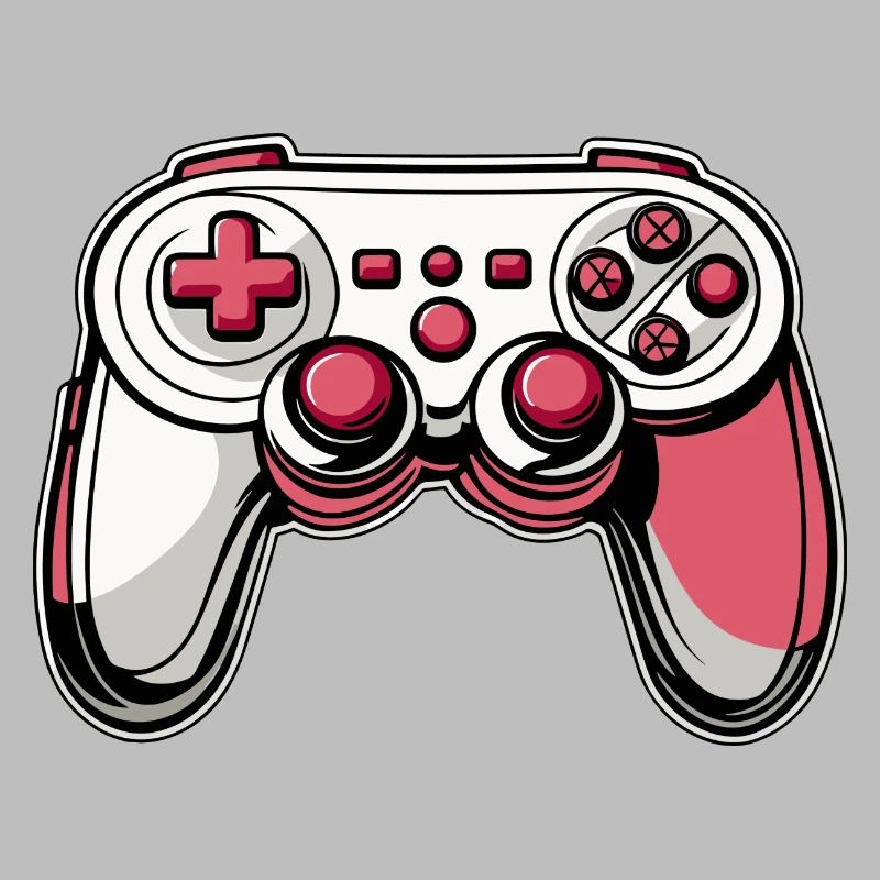 Controller Rosa Rot Illustration