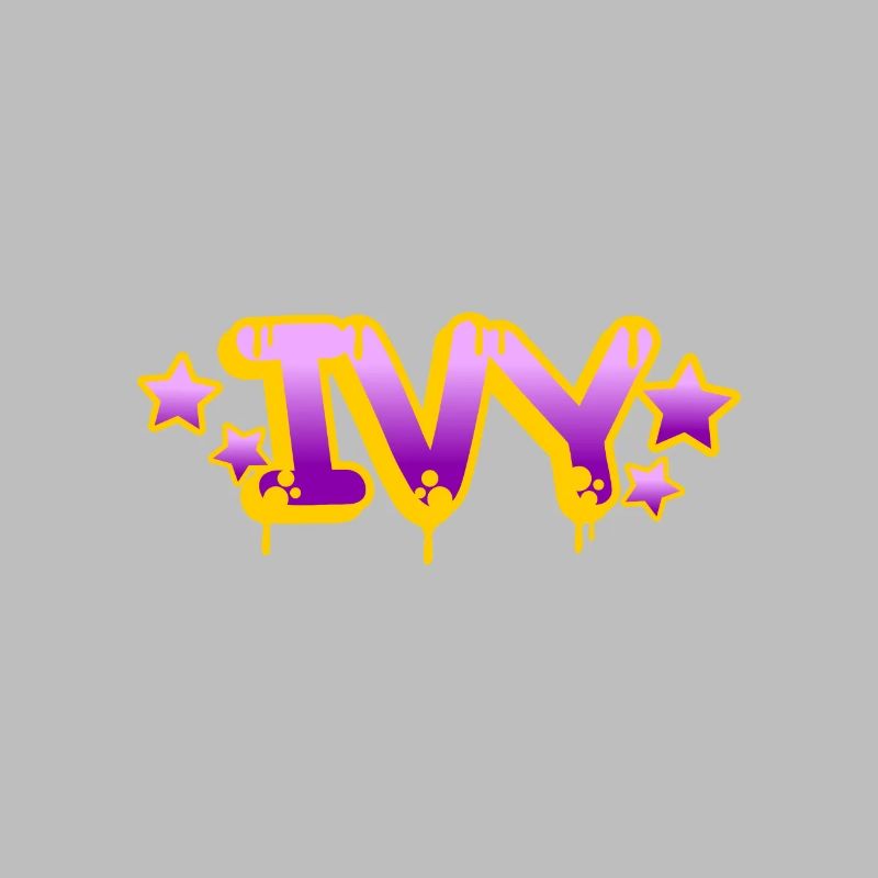 Graffiti Name Ivy