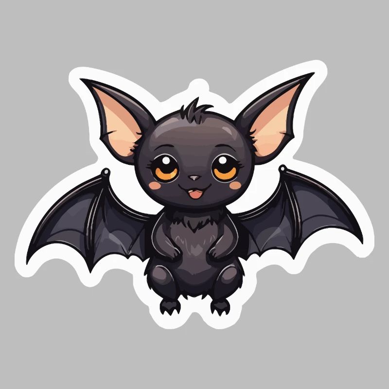 Bat Cute Illustration