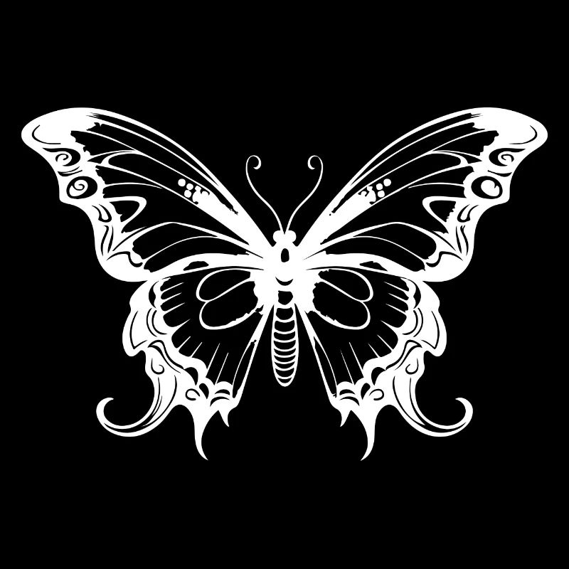 Papillon Silhouette Papillon Boho
