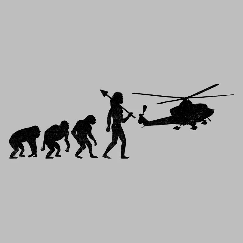 Evolution Hélicoptère Aviateur Pilote Hélicoptère Helicop