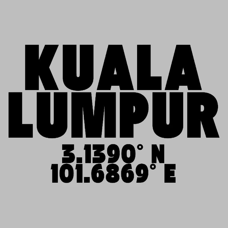 Kuala Lumpur - Design with coordinates