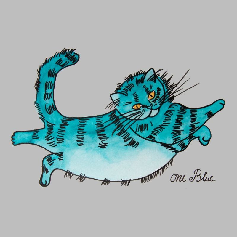 blue Fluffy