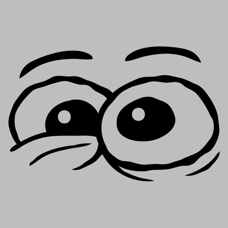 Design Comic Eyes Crazy