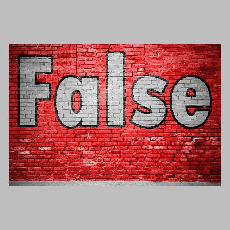 False Ziegelsteinmauer Graffiti