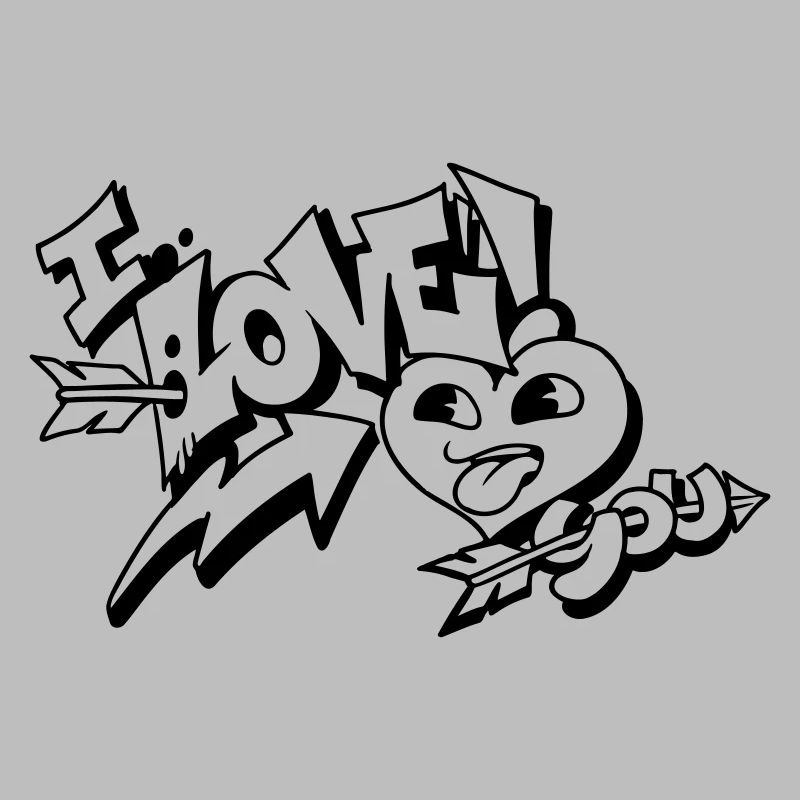 Ich liebe dich / Graffiti / Valentinstag