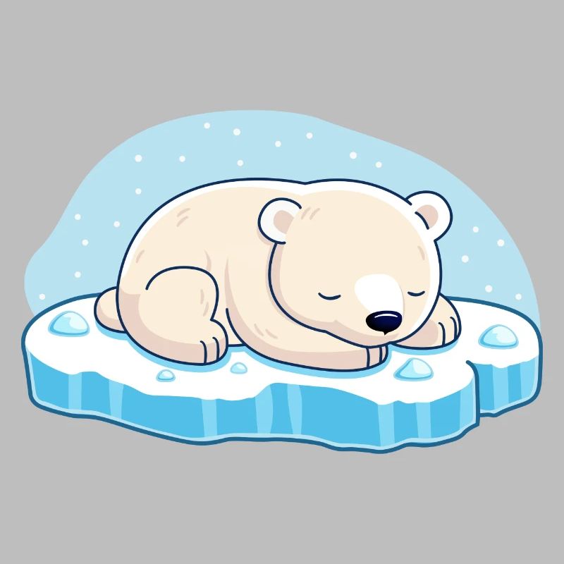 Schlafender Eisbär