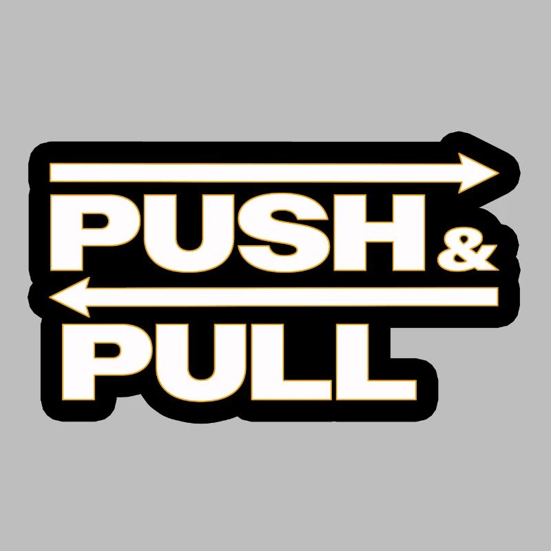 Push and Pull black