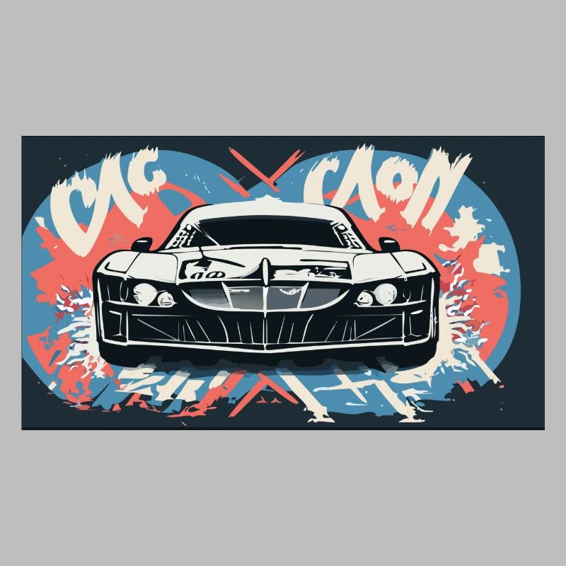 Phares d’une voiture de course