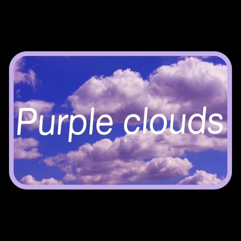 Purple clouds
