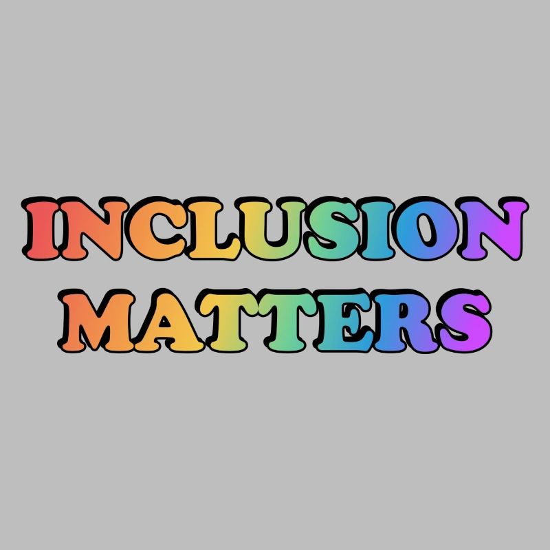 La inclusión importa arcoíris