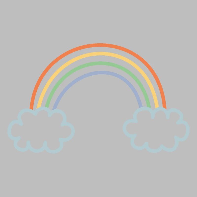 Regenbogen eingefaerbt