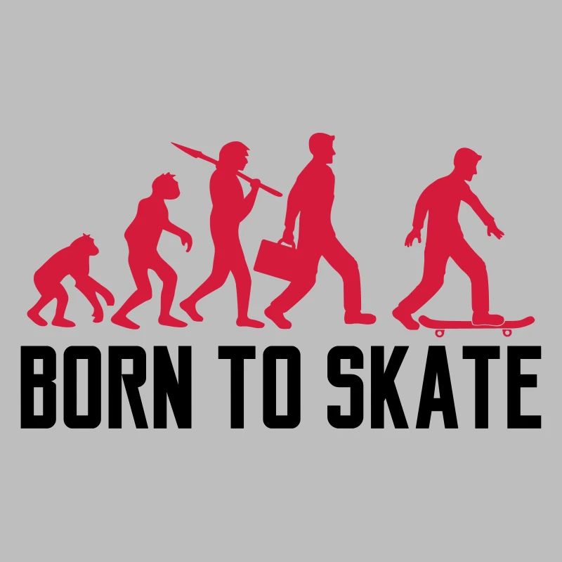 texte born to skate evolution brett skate skateboa
