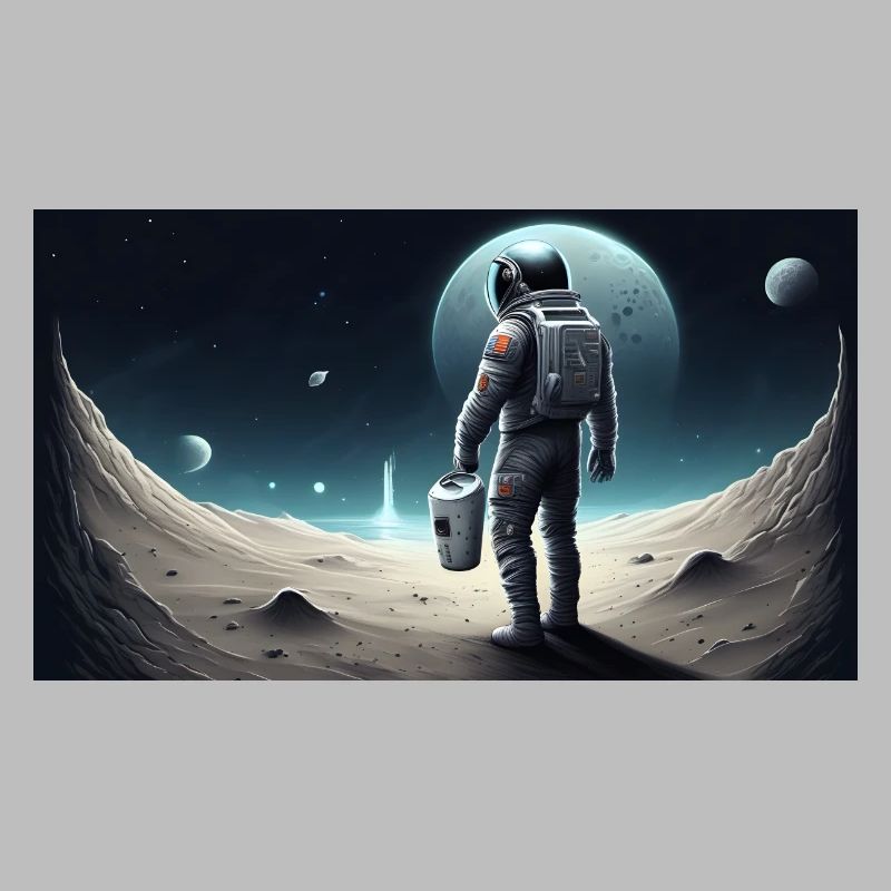 astronaute, perdu dans l’espace