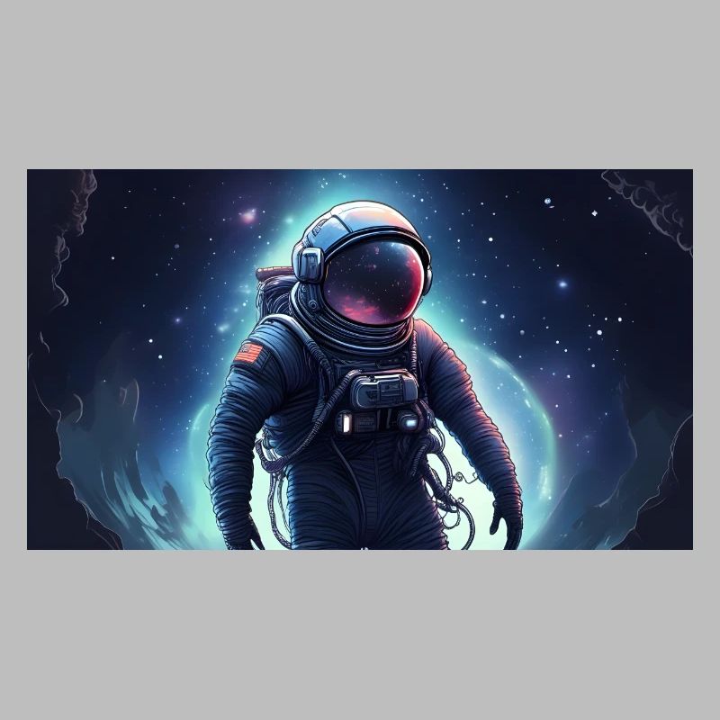 astronaute, perdu dans l’espace