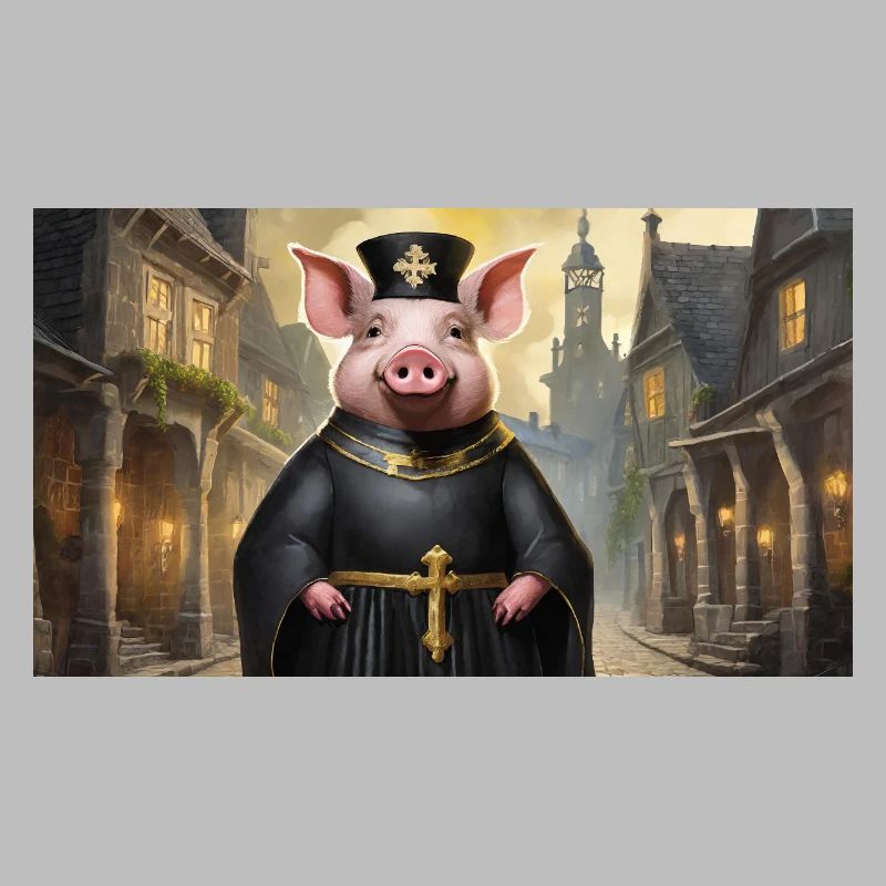 Pun ambiguous german expression – Schweinepriester