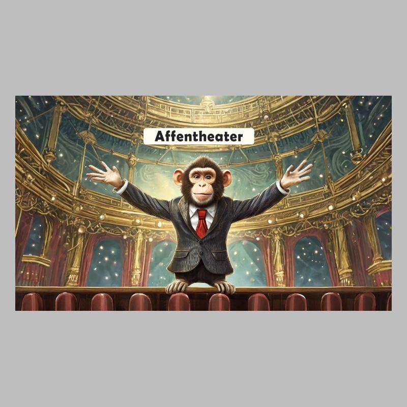 Pun ambiguous expression – Affentheater (farce)