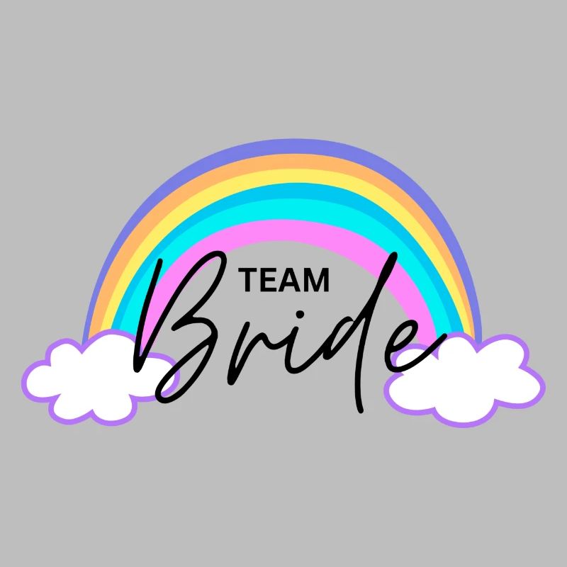 Team Bride Regenbogen