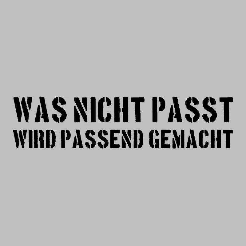 Was nicht passt wird passend gemacht - Handwerker