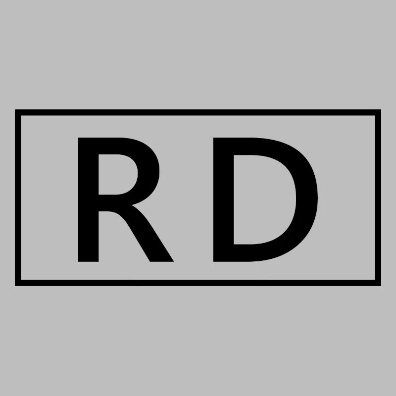 RD Registered Dietitian Proud Graduated Dietitian