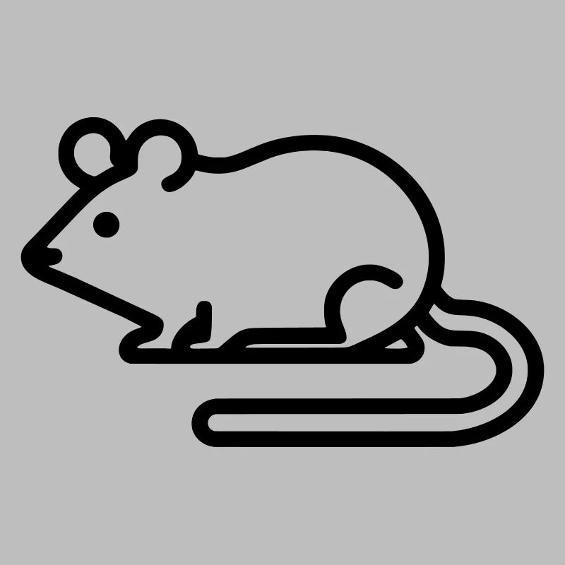 Charming Minimalist Mouse Icon for All Occasions