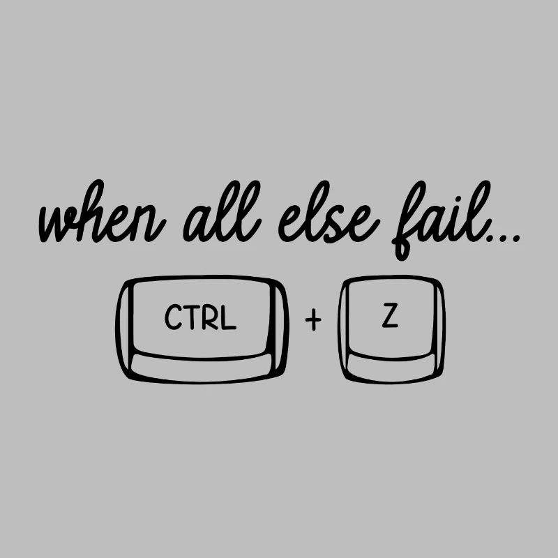 When all else fail CTRL Z (Undo)