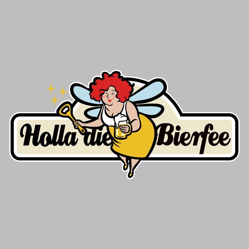 Holla die Bierfee - Biertrinker - Sticker