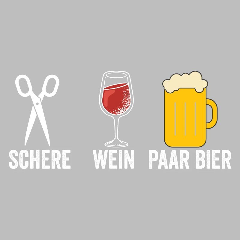 Wine Scissors Couple Beer