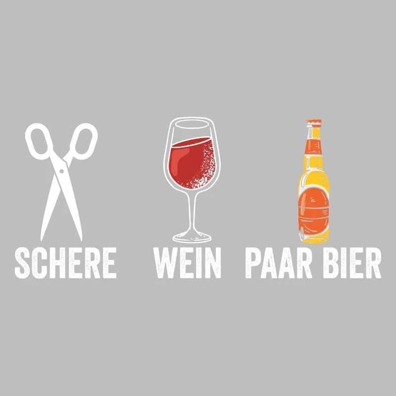 Wine Scissors Couple Beer