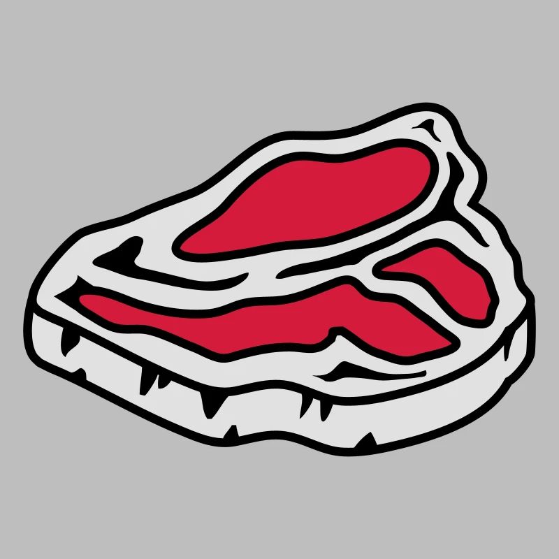 A raw steak