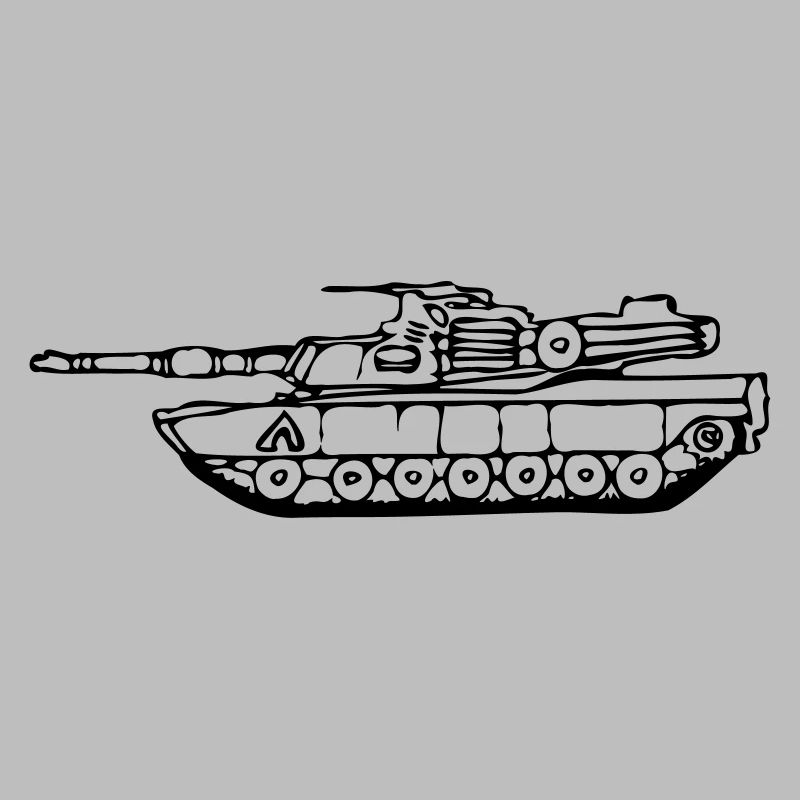 gezeichneter M1 Abrams Panzer