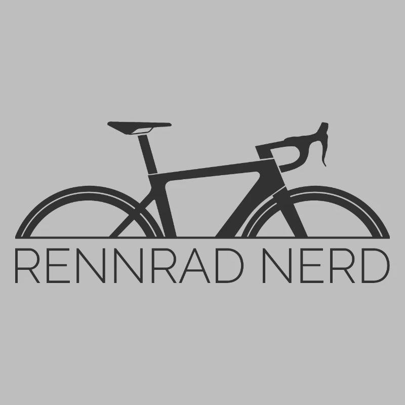 Vélo de route Nerd Vélo Stage Tour Logo Symbole de course