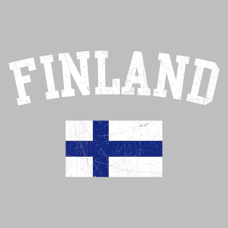 Typographie du drapeau en gras de la Finlande