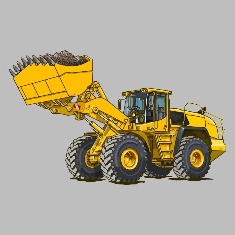 Radlader, Baumaschine