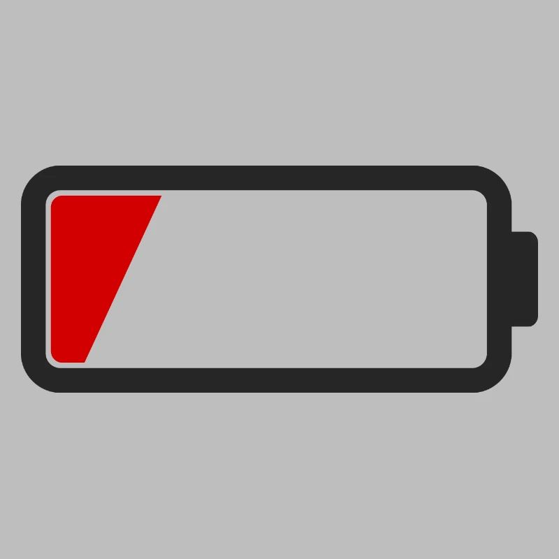 Batterie leer